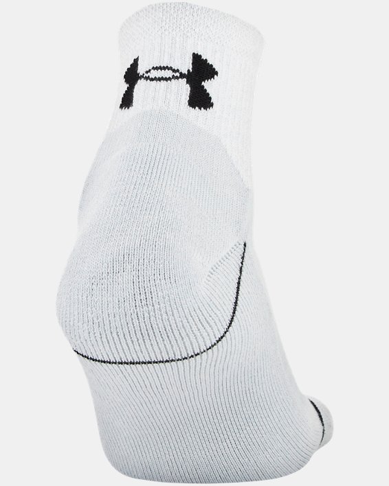Men's UA Phenom Quarter – 3-Pack Socks, Black, pdpMainDesktop image number 9